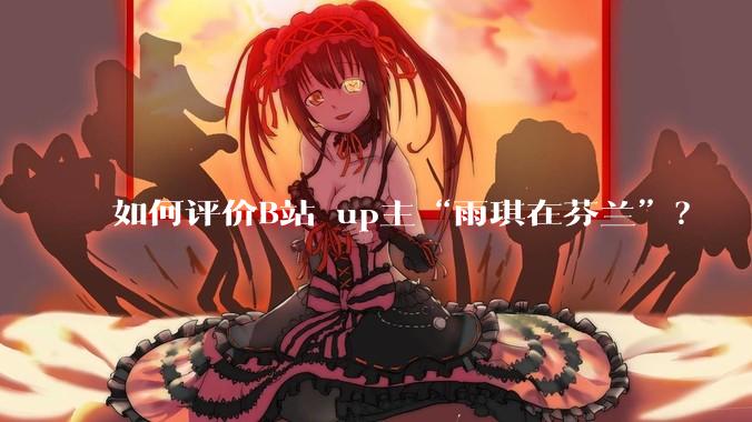 如何评价B站 up主“雨琪在芬兰”？