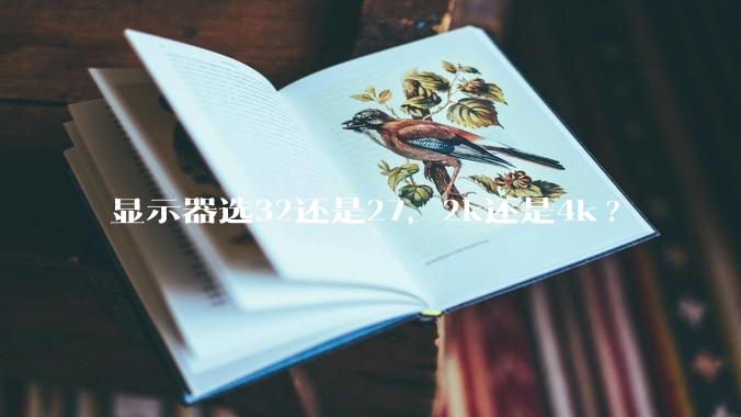 显示器选32还是27，2k还是4k?